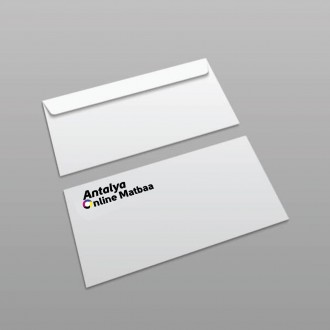 TEK RENK BASKILI PENCERESİZ DİPLOMAT VEYA BUKLET ZARF - ZF01/ZF09